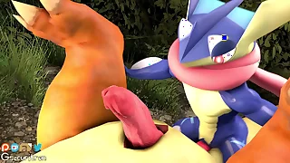 Greninja x Charizard